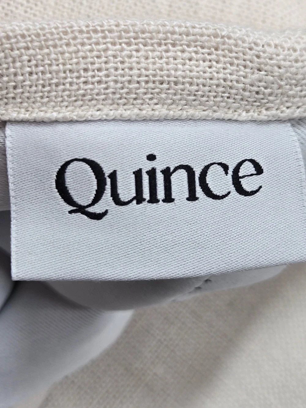 NWT QUINCE Set 2 48x108 Heavyweight European Linen Room Darkening Curtain 0134
